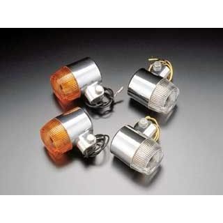 ピーエムシー CB72タイプ48φウィンカー（2PCセット） 汎用 カラー クリア 219-5080