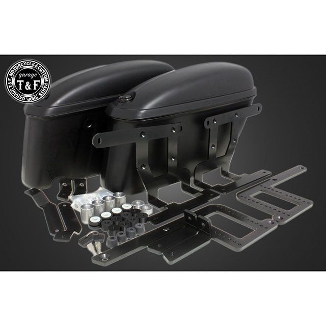 ガレージT&F W230/メグロS1 ツーリングボックス（マットブラック仕様） メグロS1 W230 ・805260