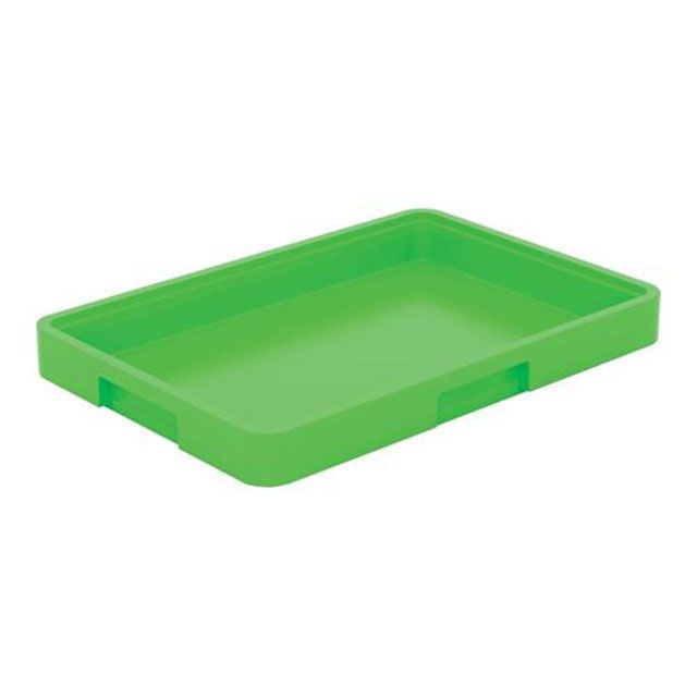 ●メーカー名：エスコ / ESCO●商品名：440×300×50mm/5.1L コンテナ（グリーン）●メーカー品番：EA506AF-165●JANコード：4518340157767商品の保証は、メーカー保証書の内容に準じます。カラー：グリーン商品名：サンボックス＃5-6容量：5.1L外寸（mm）：440×300×50（H）材質：ポリプロピレン内寸（mm）：410×270×45有効内寸：409×269×37mm圧縮荷重：30.5kN（3110kgf）重量（g）：570底面形状：斜格子リブ底面に、斜め格子状のリブ（平面部を補強するためその面に垂直に立てられた板形状）を設置しております。このリブ構造は特にライン（コロコン等）特性に優れており、スムーズな移動が可能です。また、ひねりを抑制する構造でもあります。使用例：仕分けライン搬送・保管用積み重ね可能※掲載画像はイメージです。実際の商品とは色味や仕様が異なる場合がございます。