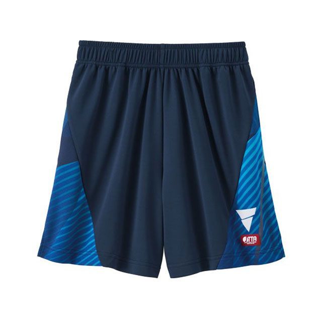 ●メーカー名：ヴィクタス / VICTAS●商品名：V-GP607（ネイビー）●サイズ L・サイズ：2XSはこちら・サイズ：XSはこちら・サイズ：Sはこちら・サイズ：Mはこちら・サイズ：XLはこちら・サイズ：2XLはこちら・サイズ：3XLはこちら●メーカー品番：・522603●JANコード：4903590197579商品の保証は、メーカー保証書の内容に準じます。原産国：中国サイズ：2XS・XS・S・M・L・XL・2XL・3XL素材：本体：ポリエステル100％ （バックメッシュドライ）、切り替え：ポリエステル100％ （クールドライハニカムECO（再生ペット糸使用／生地・プリント加工 日本製）V-GS605と連動したグラフィックをサイドに配置したユニゲームパンツです。ベースはムジでまとめることで、シャツのデザインを引き立てつつ、すっきりとした印象に仕上げています。カラーはブルー、グリーン、ピンクの3色展開。V-GS605とのセットアップを前提に設計され、統一感のあるコーディネートがおすすめです。【JTTA公認／吸汗速乾／インクジェットプリント（切り替え部分）】※掲載画像はイメージです。実際の商品とは色味や仕様が異なる場合がございます。