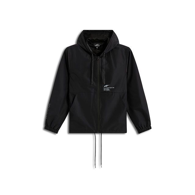 ●メーカー名：アルパインスターズ / Alpinestars●商品名：ジャケット スピーダー レゾルブ WB（ブラック）●サイズ L・サイズ：Sはこちら・サイズ：Mはこちら・サイズ：XLはこちら●メーカー品番：G7177●JANコード：4547836588419商品の保証は、メーカー保証書の内容に準じます。カラー：ブラック素材：ポリエステル100％サイズチャート【S（cm）】胸囲：86-94cm／ウエスト：76-81cm【M（cm）】胸囲：97-102cm／ウエスト：84-89cm【L（cm）】胸囲：107-112cm／ウエスト：91-97cm【XL（cm）】胸囲：117-122cm／ウエスト：102-107cm■軽量なフード付きウインドブレーカージャケット■メッシュライニングを採用■ドローコード付きフード■フロントにリバースコイルジッパーを採用■ハンドポケットを配置■裾にブラック／ホワイトの2色ドローコードを採用■伸縮性のある袖口を採用■胸部にAstarsシルエットロゴとテキストロゴを配置■左袖にAlpinestarsテキストロゴを配置■内側と外側にブランドラベル付き軽量で携帯しやすい、フード付きウインドブレーカージャケット。写真注意※画像はイメージです。※掲載画像はイメージです。実際の商品とは色味や仕様が異なる場合がございます。