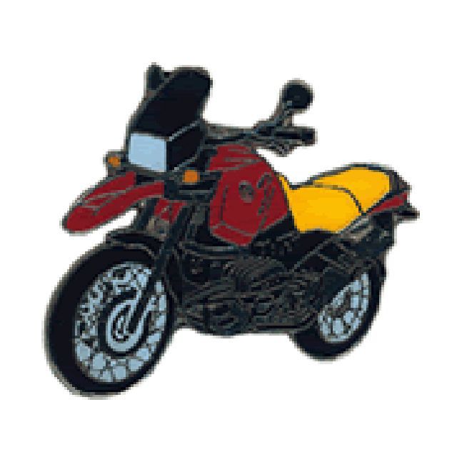 ワゲナー ピンバッチ BMW R1100GS カラー レッド P0315