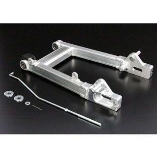 SP武川 8インチホイール専用 4cmロングアルミスイングアーム（チェーンケース取付けステー付き） ・06-03-0102