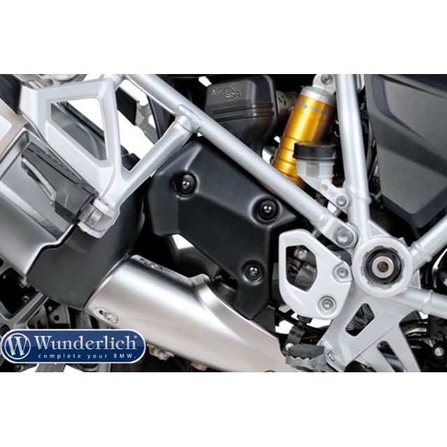 Wunderlich ヒールヒートガード BMW R1200GSLC（13-）/（ブラック） W43951-002 ワンダーリッヒ マフラーカバー ヒートガード バイク R1200GS R1250GS R1250GSアドベンチャー