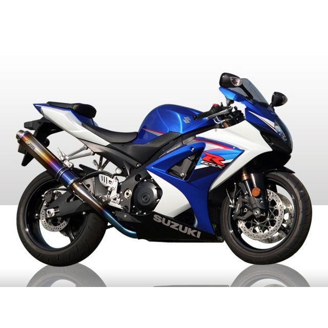アールズギア GPスペック スリップオン シングル GSX-R1000 サイレンサー チタンドラッグブルー GS04-03DB