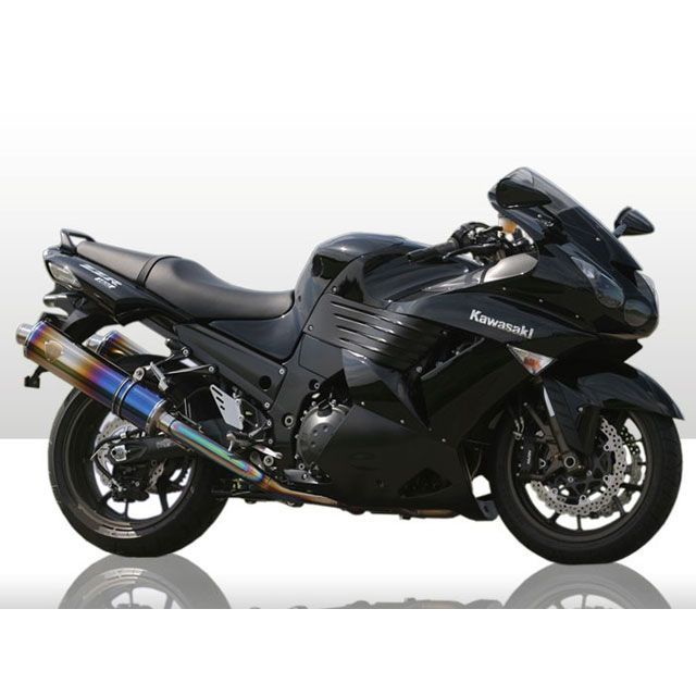 R’s GEAR ツイン ワイバン サイレンサー：チタン WK09-02TI アールズギア マフラー本体 バイク ZZR1400