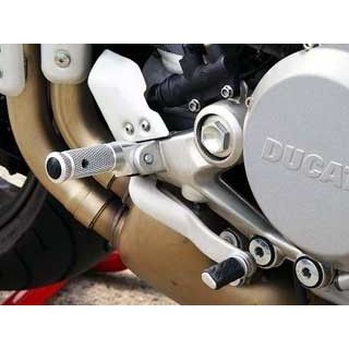 ベビーフェイス IDEAL ユニバーサル・ステップバー DUCATI ドゥカティ用 カラー シルバー 002-UD01SV
