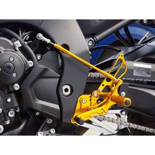 ベビーフェイス バックステップキット FZ1/FZ8/Fazer8 仕様 レースパターン カラー ゴールド 002-Y011GDR