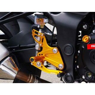 ベビーフェイス バックステップキット GSR750 GSX-S750 カラー ゴールド 002-S015GD