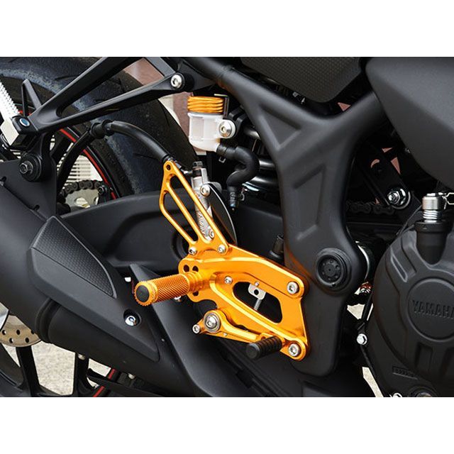 ベビーフェイス バックステップキット MT-25 YZF R25 カラー ゴールド 002-Y017GD