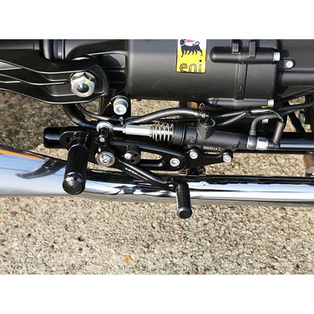 【ポイント最大18倍】BABYFACE V7 2 レーサー V7 2 ストーン バックステップ関連パーツ バックステップキット カラー：ブラック ベビーフェイス