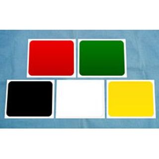 【メーカー直送】力造 ゼッケンシート カラー イエロー・国内A級 PC-61301YE