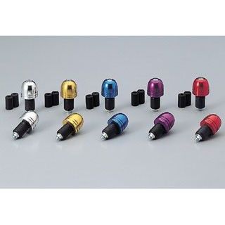 ハリケーン 7/8インチハンドル用サイドキャップ φ30砲弾型スリット 汎用 カラー レッド HB0314R(2)