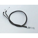 ハリケーン スロットルケーブル W 150mmロング(ブラック) CB400Four HB6174