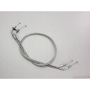 ハリケーン スロットルケーブル 150mmロング(ステンレスメッシュ) バンバン(FI車) HB6552M-10