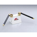 ハリケーン セパレートハンドル用 ハンドルバー 直管タイプ 左/右セット 汎用 カラー ブラック/ゴールド HS0011G