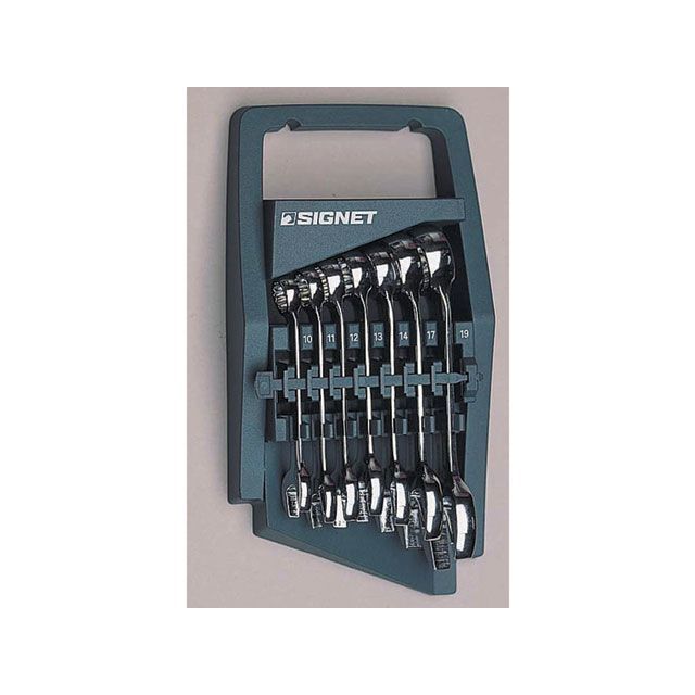 シグネット 30377 7PC スタビーコンビネーションレンチセット（mm） 30377