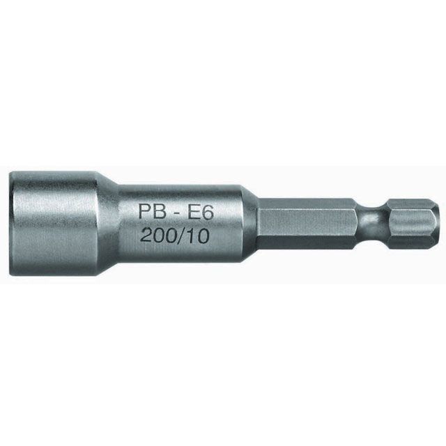 ●メーカー名：PBスイスツールズ / PBSWISSTOOLS(ピービースイスツールズ)●商品名：E6-200-5 ソケットビット●メーカー品番：・E6.200/5●JANコード：7610733060481商品の保証は、メーカー保証書の内容に準じます。●仕様■サイズ：5mm ■適合ネジ：M2.5 ■全長（mm）：60 ■先端外径（φmm）：8 ■質量：16●備考強度と精度に優れた差込角1/4”（6.35mm）の段付きソケットです。