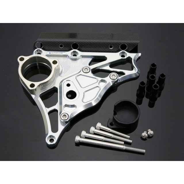 Kファクトリー フロントスプロケットカバー ZRX1200 DAEG カラー メタリックシルバー 152FZAQ019N