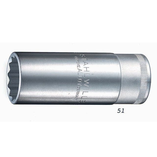 スタビレー 51A-7/8（1/2SQ） ディープソケット（12角） 51A-7/8