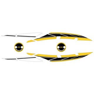 【メーカー直送】エムディーエフ TMAX（08-11） グラフィックキット ストロボモデル パンプキンイエロータイプ TMAX タイプ サイドカバーセット M08TMAX-D-PY-SC