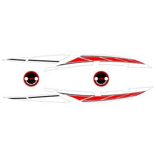 【メーカー直送】エムディーエフ TMAX（08-11） グラフィックキット ストロボモデル レッドタイプ TMAX タイプ サイドカバーセット M08TMAX-D-RD-SC