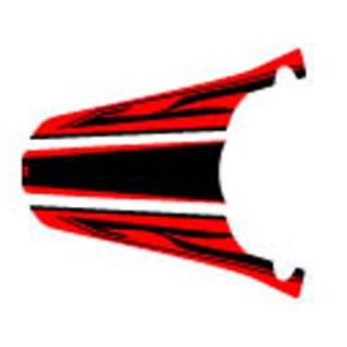 【メーカー直送】エムディーエフ CRF250M（13-16） グラフィックキット ファイアーモデル レッドタイプ CRF250M タイプ リアフェンダーセット MCRFM-B-RD-RF