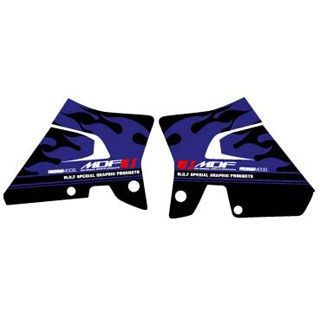 【メーカー直送】エムディーエフ DT200WR 全年式 グラフィックキット ファイアーモデル ブルータイプ DT200WR タイプ シュラウドセット MDTWR2-B-BU-SH