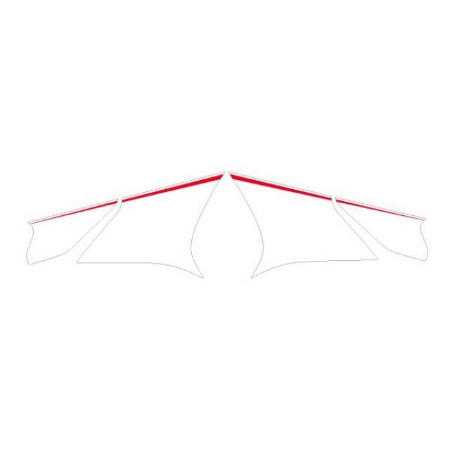 【メーカー直送】エムディーエフ 1199/899 全年式 グラフィックキット ベースモデル ホワイトタイプ 1199/899 タイプ フロントサイドセット MDUC03-N-WH-FS