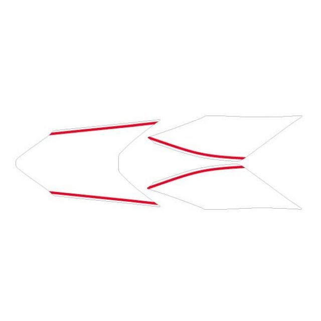 【メーカー直送】エムディーエフ 1199/899 全年式 グラフィックキット ベースモデル ホワイトタイプ 1199/899 タイプ リアフェンダーセット MDUC03-N-WH-RF