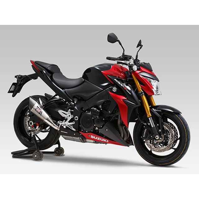 ヨシムラ Slip-On R-11 サイクロン 1エンド EXPORT SPEC 政府認証（ヒートガード付属） GSX-S1000/F サイレンサー ST（チタンカバー） 110-196-5E80