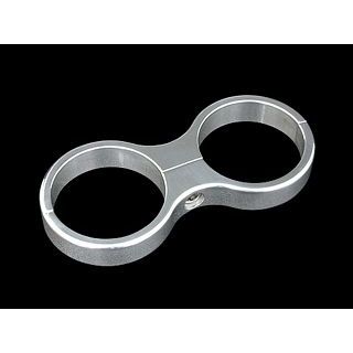 【正規品】ネオファクトリー 49mmフォーク用 48mmメータークランプ 汎用 カラー ポリッシュ ・008249