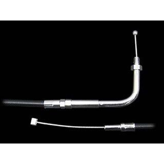 ネオファクトリー 37in スロットルケーブル 90° ブラック -95y BT用 ビッグツイン ・000671