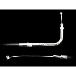 ネオファクトリー 37in スロットルケーブル 90° ブラック 96y- BT・XL用 ビッグツイン、スポーツスター..