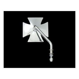 ネオファクトリー ショートステムクロスミラー 汎用 カラー クローム 仕様 右 ・006277