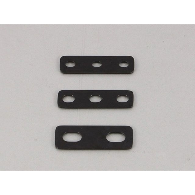 キタココンビニパーツ ユニバーサルステー ストレート（ブラック） 汎用 カラー ブラック 全長 70mm タ..