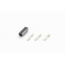 キタココンビニパーツ コネクターセット(ウインカー用/カワサキWタイプ) 3P(黒) カワサキ タイプ メス 0900-755-02069