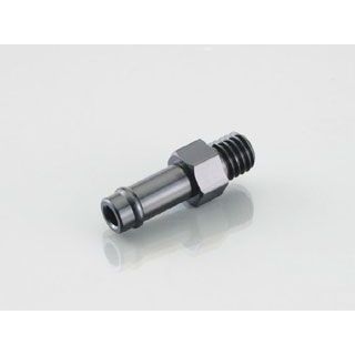 キタココンビニパーツ ニップル M8×P1.25 6mmホース用 汎用 カラー ブラックアルマイト 0900-990-90025
