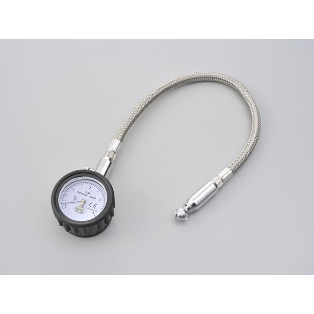 デイトナ メッシュホース付タイヤエアーゲージ 60043