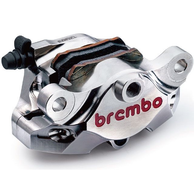 正規品／brembo Rear 84mm CNC Caliper KIT P2 表面処理：ニッケルコーティング 120.A441.40 ブレンボ キャリパー バイク 汎用