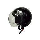 【メーカー直送】モトボワットBB スモールジェットヘルメット 回転式シールド付 カラー ブラック ・079122003(2)