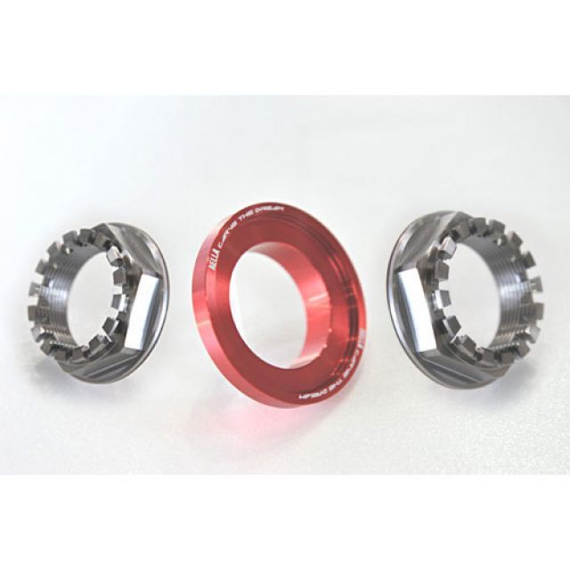 アエラ AELLA ドレスアップ・カバー 外装【正規品】AELLA ドレスアップ・カバー 6角チタンナット左右各1個&アルミテーパーコーンセット リアアクスル カラー:ハードアルマイト アエラ