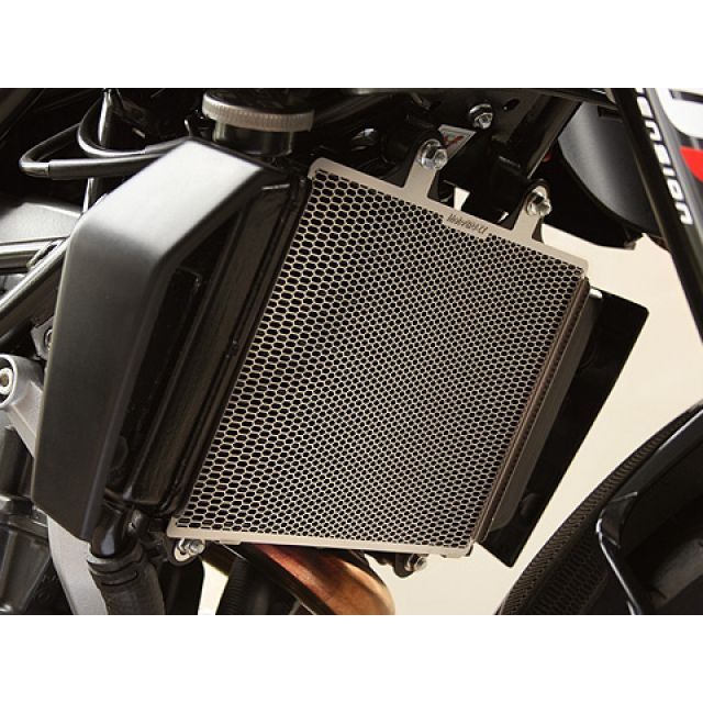 モトクレイジー ラジエターコアガード 125/200 DUKE and 125/200 RC カラー ステン生地 SCK-01WT