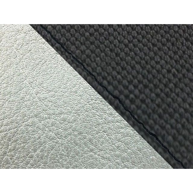 グロンドマン W650（99年 EJ650A1/C1） 国産シートカバー 張替 スベラーヌブラック W650 ライン シルバーライン 仕様 黒ステッチ GH5557KC4654S10