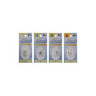 エム＆エイチ L707F ウエッジ（小） 12V0.25W 汎用 カラー レッド L707FRE