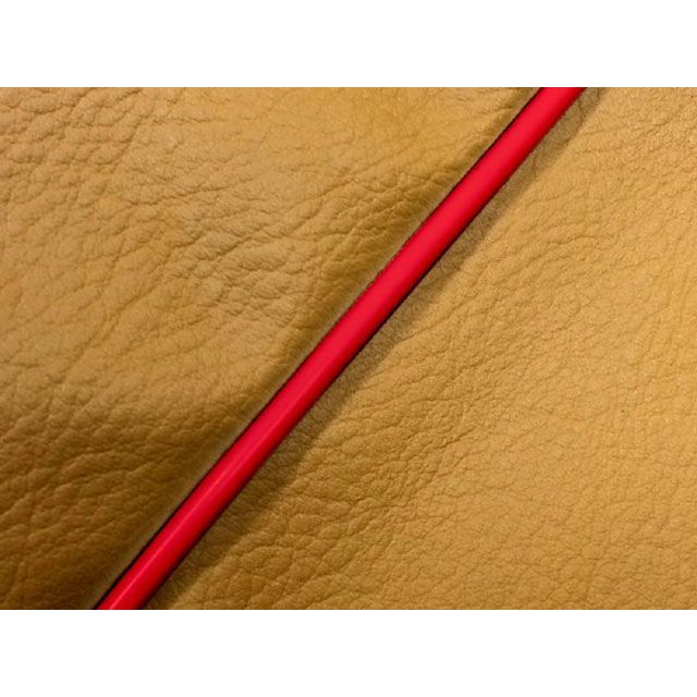 グロンドマン アクシス90（3VR） 国産シートカバー 黄土色 アクシス90 タイプ 張替 仕様 赤パイピング GH41YC490P40