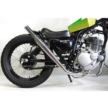 【無料雑誌付き】Motor Rock グラストラッカー グラストラッカービッグボーイ マフラー本体 グラストラッカー用 69トランペット フルエキゾースト タイプ:アップ モーターロック