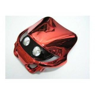 KN企画 モトクロカウル 横目タイプI 汎用 カラー レッド MS01-13