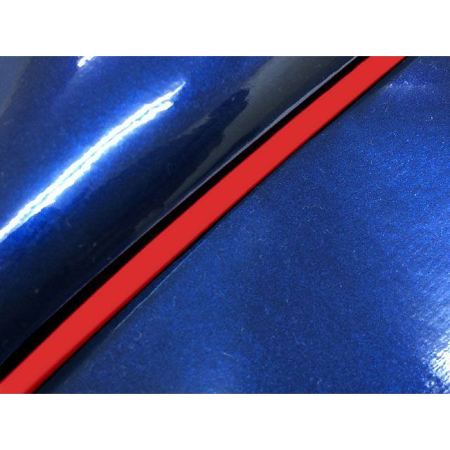 グロンドマン KSR50/80（KMX50B/80B） 国産シートカバー 張替 エナメルブルー KSR50/80 ツートン生地 - 仕様 赤パイピング GH13KC570P40
