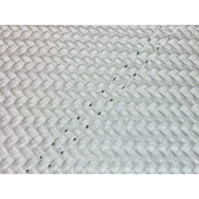 グロンドマン KSR50/80（KMX50B/80B） 国産シートカバー 張替 カーボンシルバー KSR50/80 ツートン生地 - 仕様 透明ダブルステッチ GH13KC170SW0